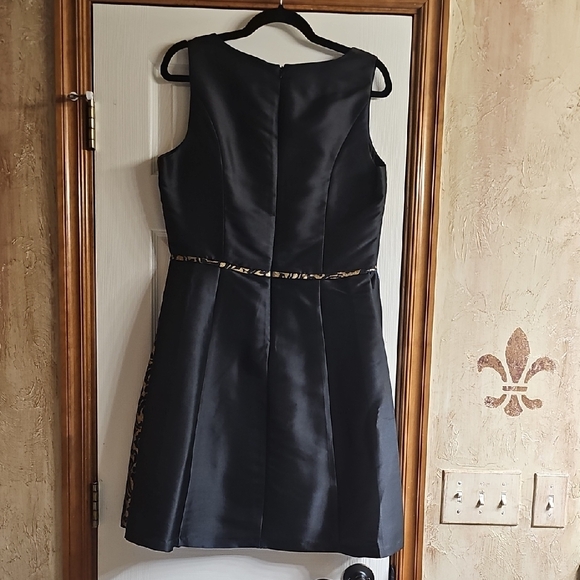 Multicolored Fit and Flare Mini Dress for Cocktail - Picture 2 of 3